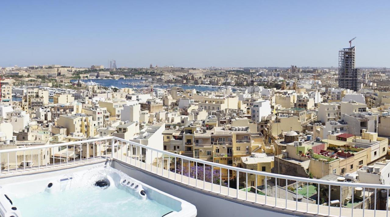 Wonderful Apartments With Shared Jacuzzi And Panorama Rooftop Gzira Exterior photo